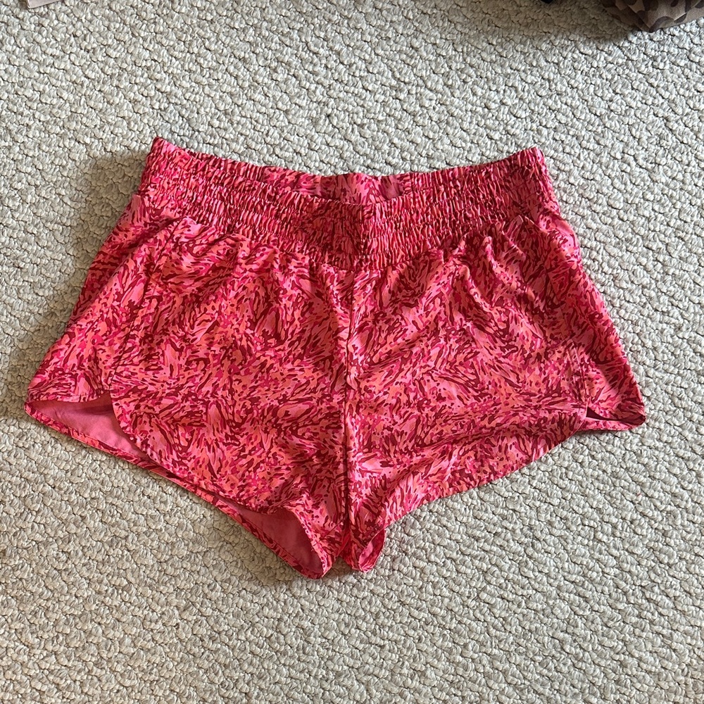 Zella Pink Patterned Shorts